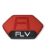 Adobe Flash FLV v2 Icon 64x64 png
